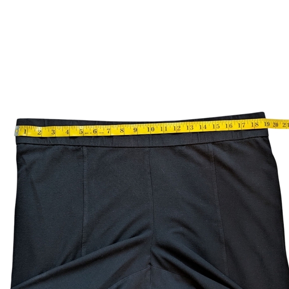 Eileen Fisher High Waist Slim Crop Black Washable Stretch Crepe Pant Women's XL - Picture 12 of 15